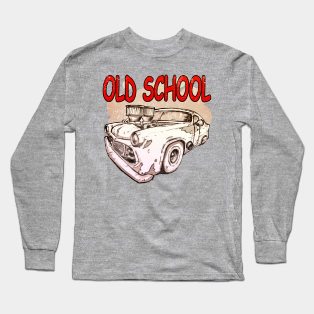 OLD SCHOOL Long Sleeve T-Shirt by vanpaul54